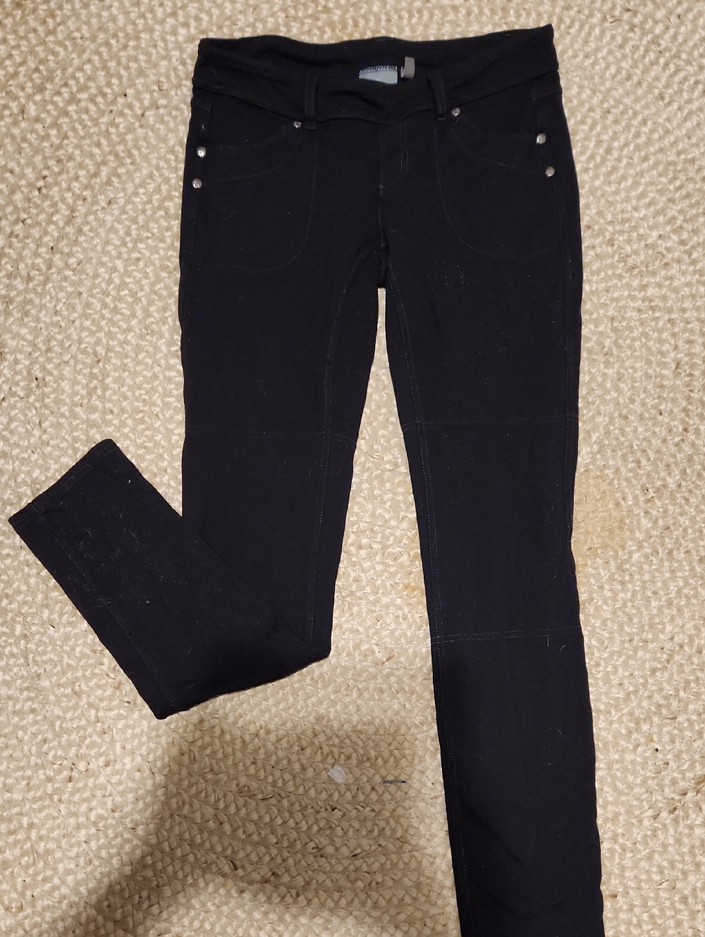 Athleta Black Ponte Slim Jeggings